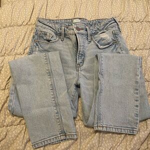 Old Navy Women's Light Blue Straight Leg Jeans